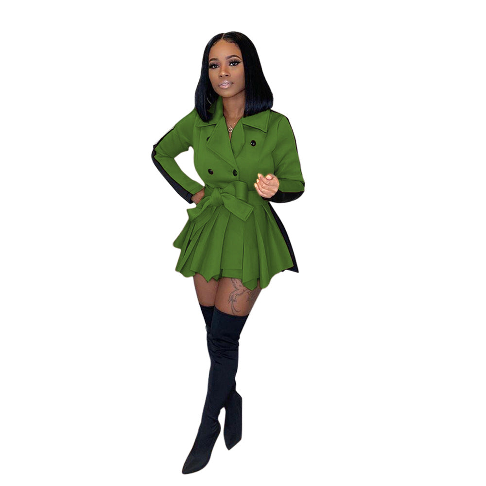 Notch-collar Irregular Top Womens Jacket