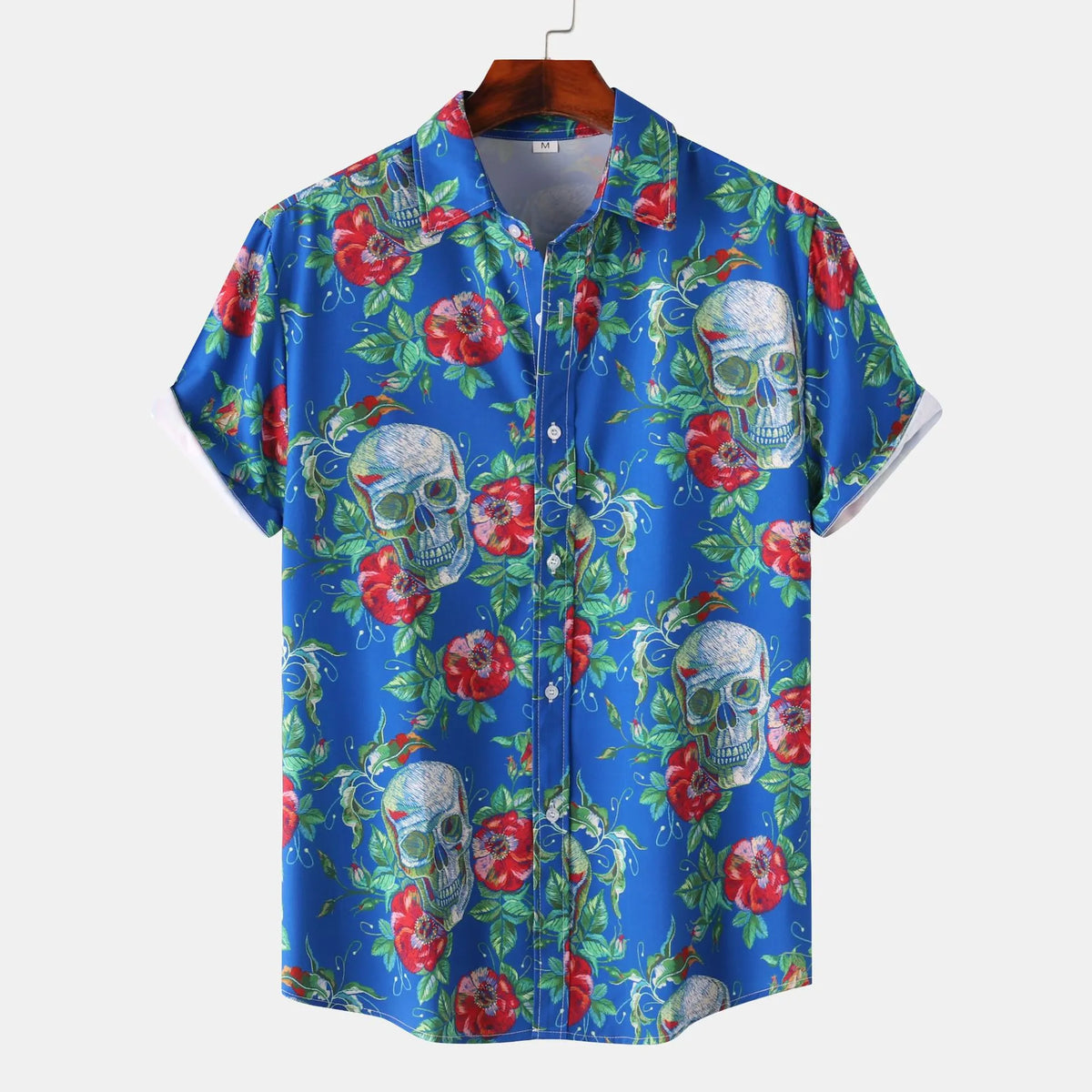Printed Short Sleeve Casual Shirt