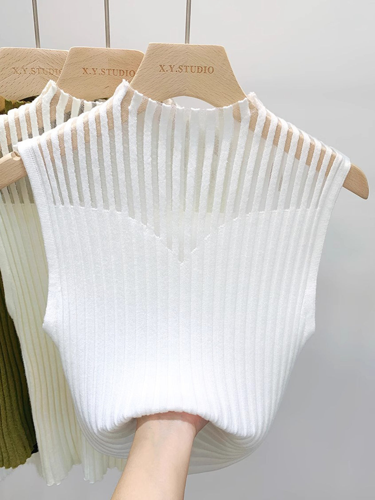 Sleeveless Knit Top for Women