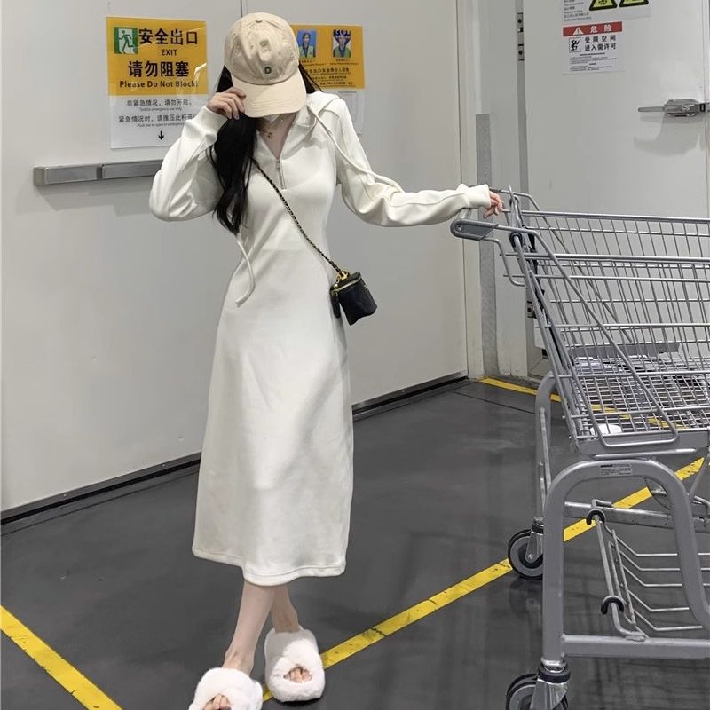 French-Style Sweatshirt Dress