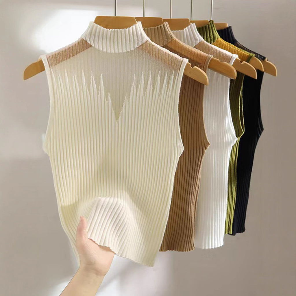 Sleeveless Knit Top for Women