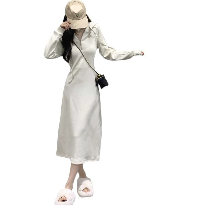 French-Style Sweatshirt Dress