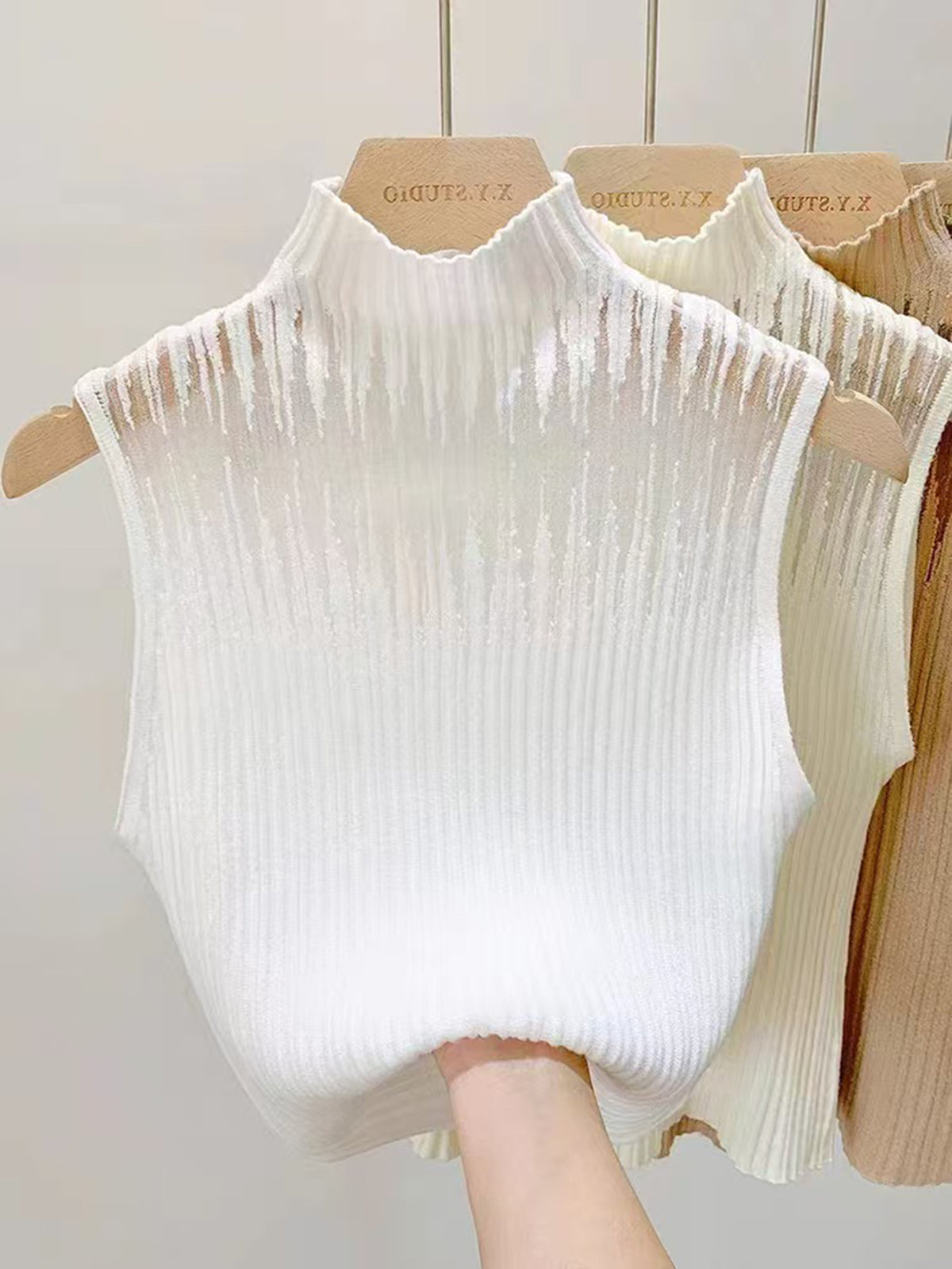 Sleeveless Knit Top for Women