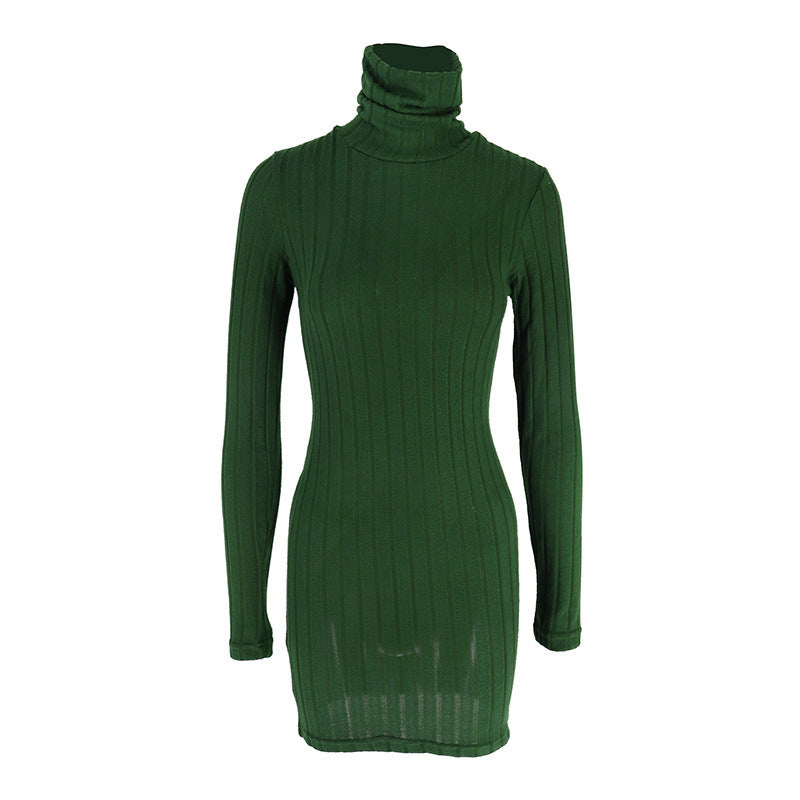 Polyester Long-Sleeve Round-Neck Bodycon Dress Wholesale from Manufacturer