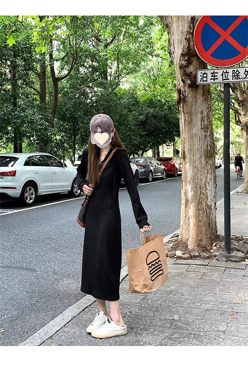 French-Style Sweatshirt Dress