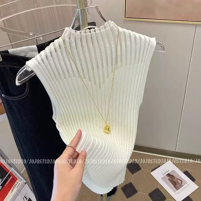 Sleeveless Knit Top for Women