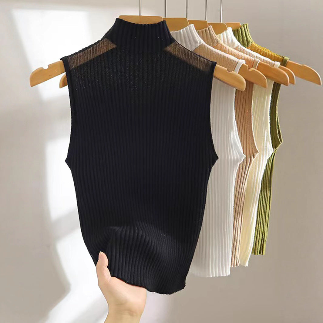 Sleeveless Knit Top for Women