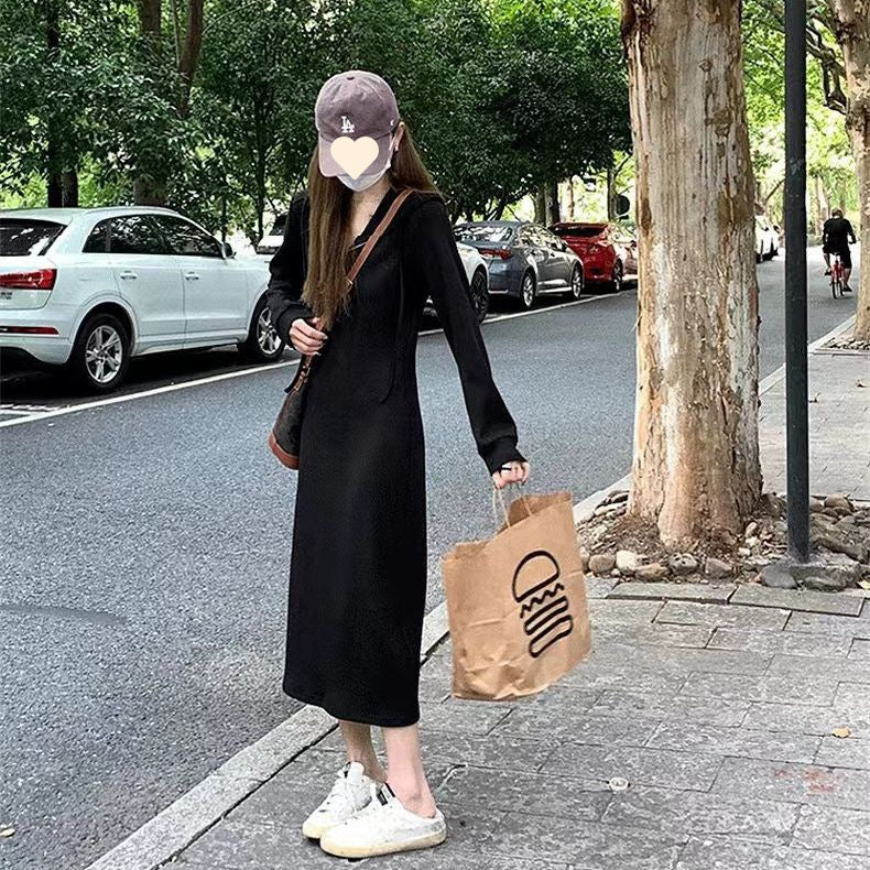 French-Style Sweatshirt Dress