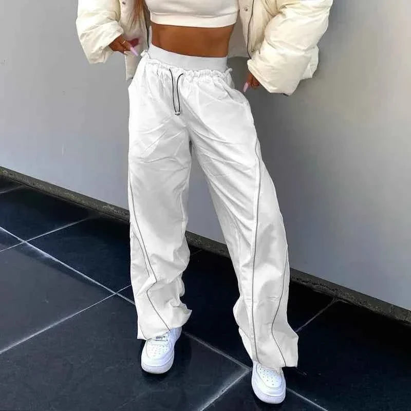 Y2K High Waist Baggy Wide Leg Sweatpants Women