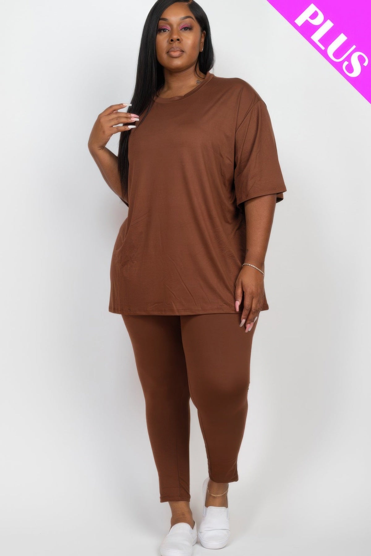 Oversized T-shirt & Leggings Set