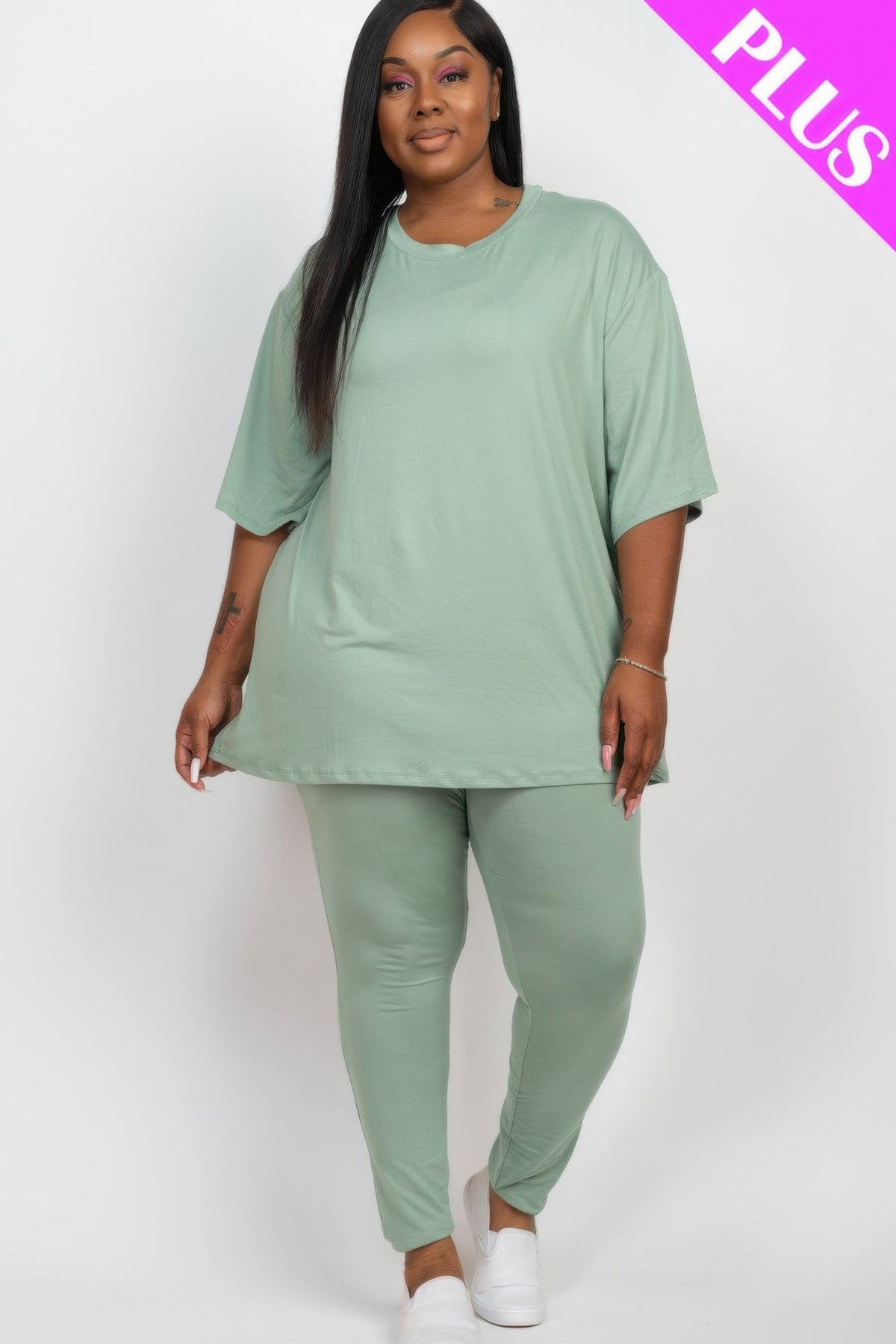 Oversized T-shirt & Leggings Set