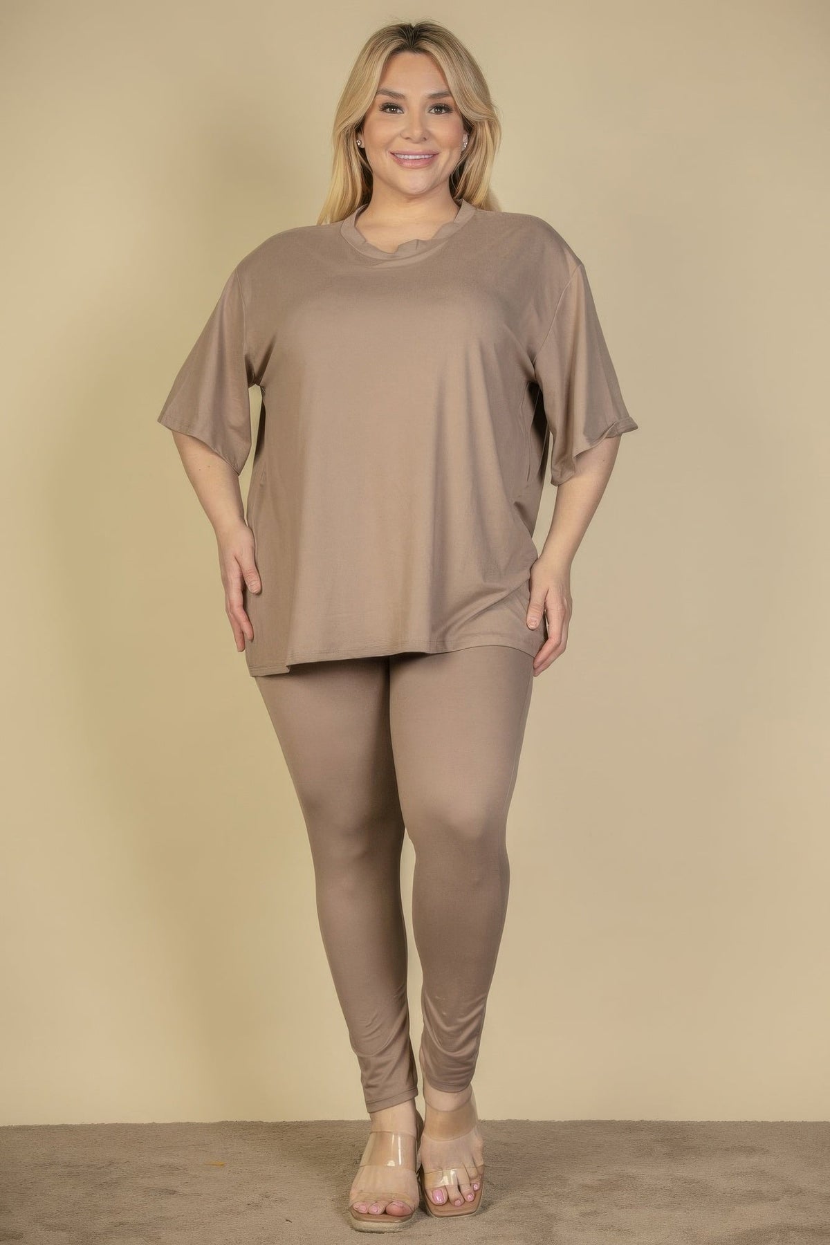 Oversized T-shirt & Leggings Set