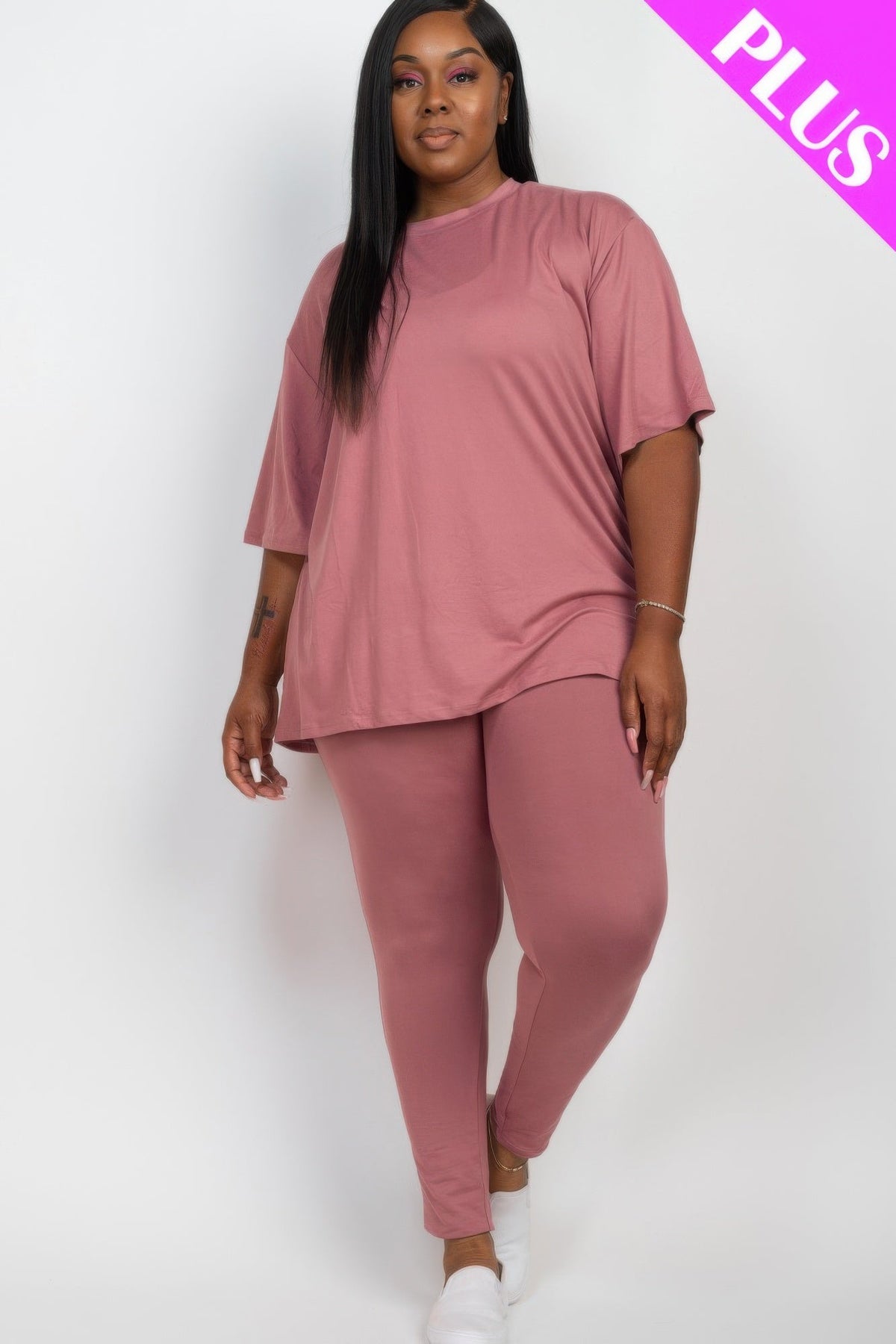 Oversized T-shirt & Leggings Set