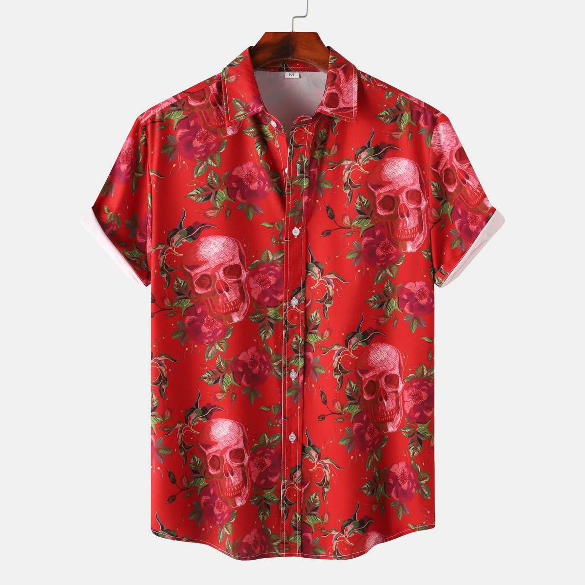 Printed Short Sleeve Casual Shirt
